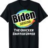Anti Joe Biden Sniffing Vintage Vote For President Trump Tee Shirt