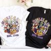 Mickey And Friends Happy Spooky Season Halloween Disneyworld Tee Shirt