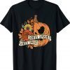 Sorta Sweet Sorta Spooky Flower Pumpkin Halloween Tee Shirt