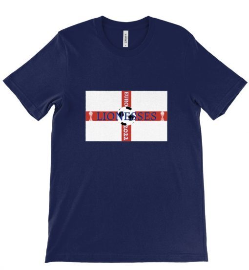 England Football Flag Fan Winners Champion Lionesses Euro 2022 Tee Shirt