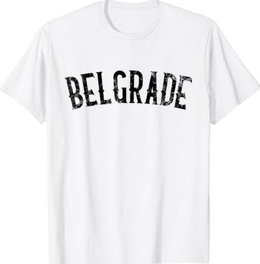 Belgrade Serbia Vintage Tee Shirt