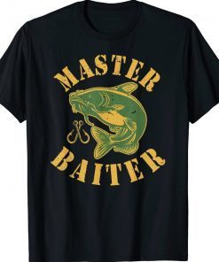 Master Baiter Wels Catfish Hunter Tee Shirt