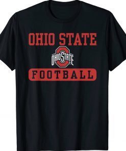 Vintage Ohio State Buckeyes Football Bar Black TShirt