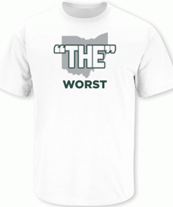 The Worst Michigan State College Football Tee Shirt