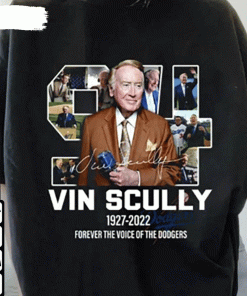 Official Rip Vin Scully Forever Voice Off The Dodgers Baseball Legend Shirts