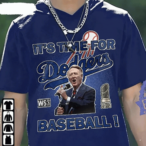 Rip Vin Scully 1927-2022 Thank You For The Memories Dodgers Legend Tee Shirt