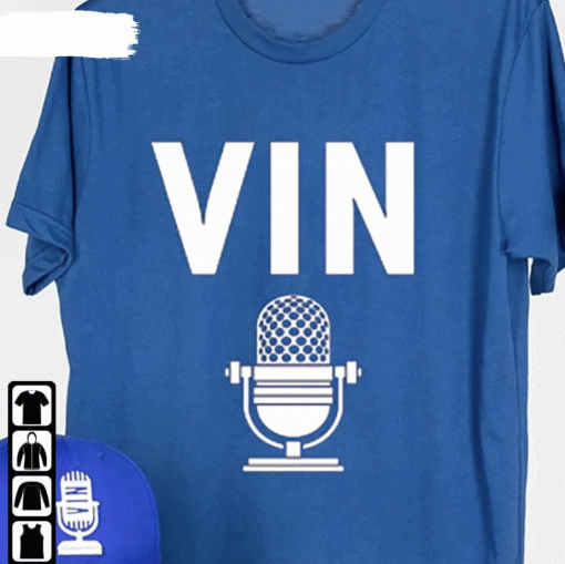 Rip Vin Scully Microphone Thanks For Your Memories Tee Shirt