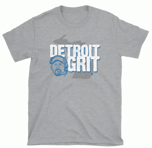 Detroit Grit Football Tee Shirt