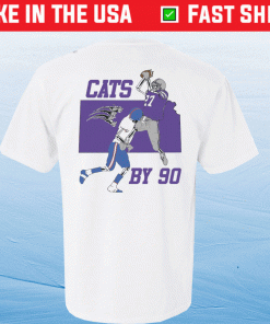 KS Football Cats By 90 Tee Shirt