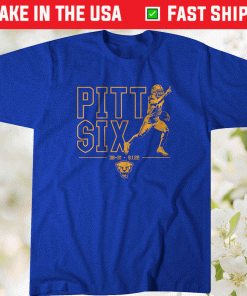Pitt Football MJ Devonshire Pitt Six Tee Shirt