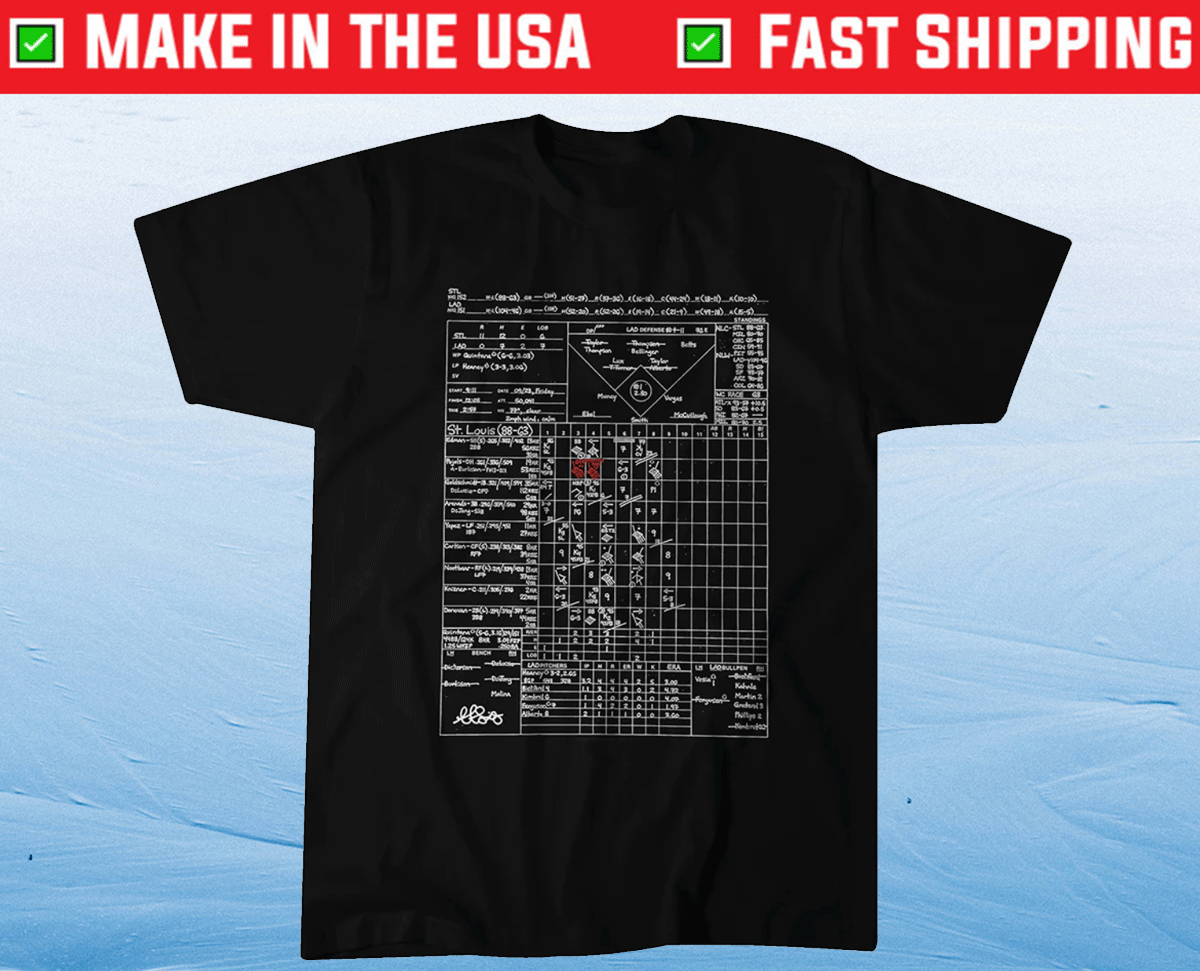 Pujols 700 Scorecard Cardinals Tee Shirt Pujols 700 Scorecard Cardinals Tee Shirt