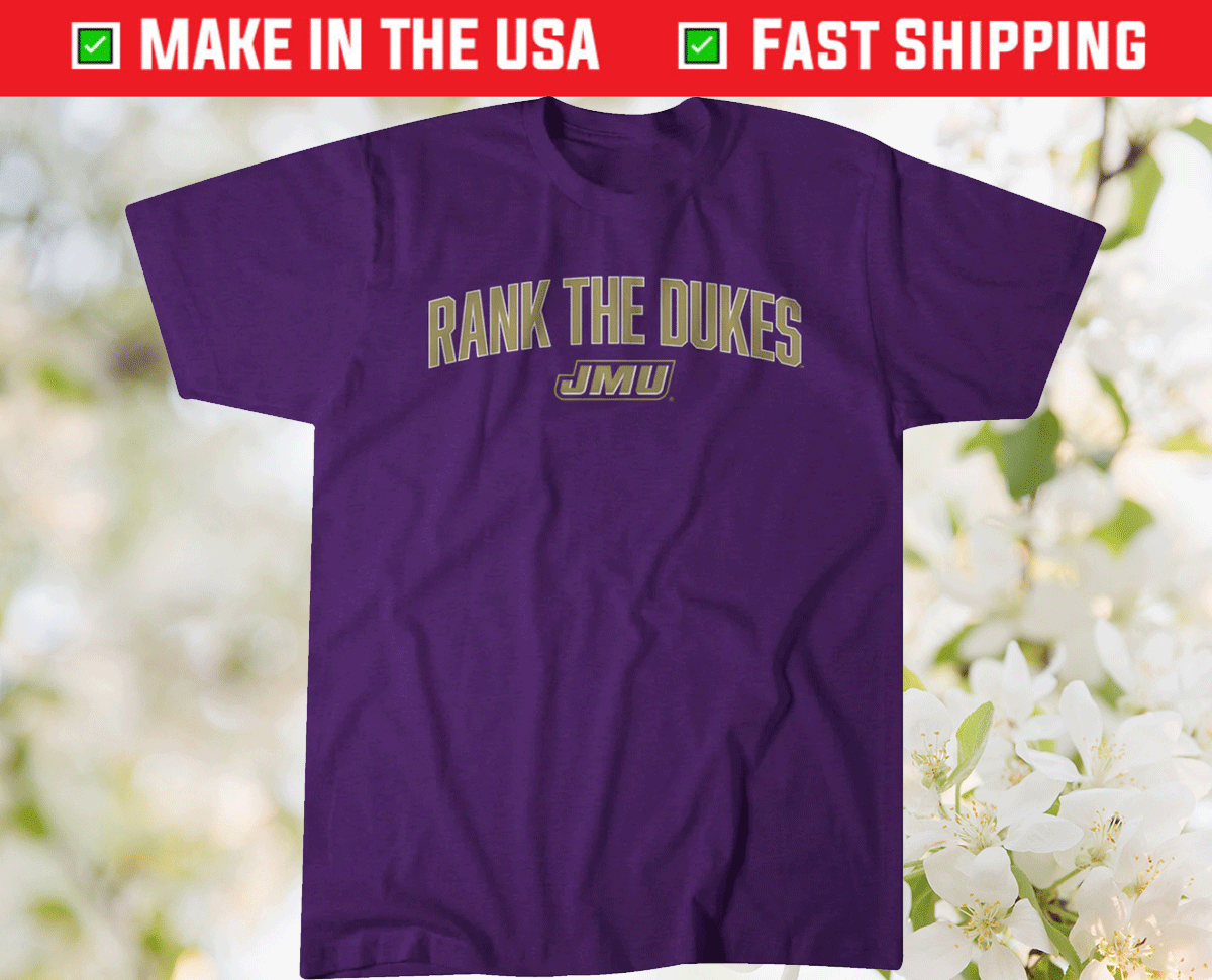Rank the Dukes JMU Football Vintage TShirt Rank the Dukes JMU Football Vintage TShirt