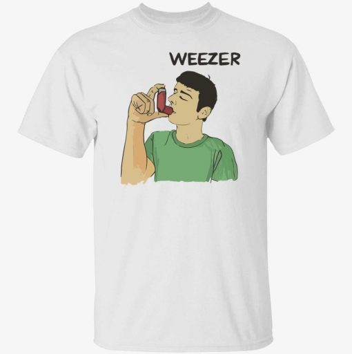 Weezer inhaler shirt