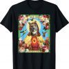 Funny Cat El Gato Mexican Catholic Saint Weird Surrealism Vintage TShirt