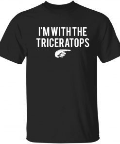 I’m with the triceratops tee shirt