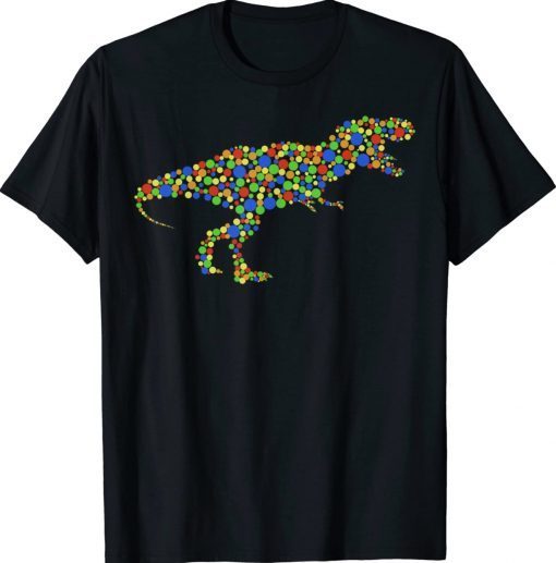 Dinosaur Dot Day Polka Dot International Dot Day Gift T-Shirt