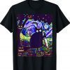 Scary Night Cat Starry Night Cat Halloween 2023 TShirt