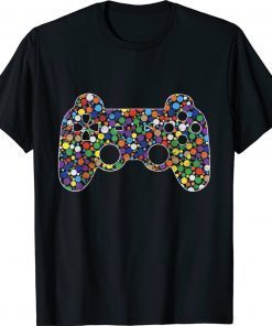 Colourful Polka Dot Video Game International Dot Day Funny TShirt