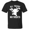 Stitch all tricks no treats tee shirt