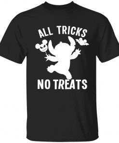 Stitch all tricks no treats tee shirt