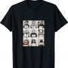 Halloween Creepy Legends Killer Mugshots Horror Fan Tee Shirt