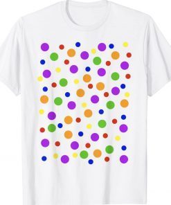 Happy Dot Day For Cute Multicolor Rainbow International Tee Shirt