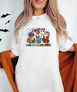 Happy Hallothanksmas Coffee Comfort Gift T-Shirt