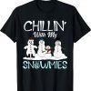 Fun With My Snowmies Funny Ugly Christmas Pajama Xmas Tee Shirt