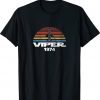 F-16 Viper Fighter Jet Distressed Sunset Tee Shirt