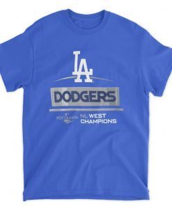 LA Dodgers 2022 NL West Division Champions Unisex TShirt