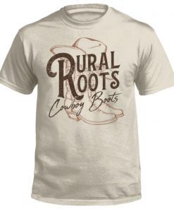 Rural Roots Cowboy Boots Tee Shirt