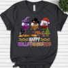 Happy Hallothanksmas Wine Glass Unisex TShirt