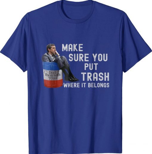 Beto Make Sure You Put Trash Where It Belongs Vintage TShirt