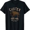 CUSTER STATE PARK Bison South Dakota Souvenir Tee Shirt