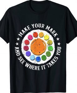 Vintage Make Your Mark And See Where It Takes You Dot Day TShirt