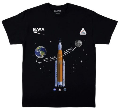 We Are Going Moon SLS Worm Insignia Tee Shirt