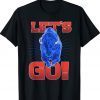 Vintage WNY Pride Red & Blue Buffalo - Let's Go Buffalo TShirt
