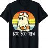 Boo Boo Crew Nurse Ghost Halloween Costume Funny T-Shirt