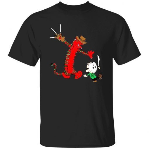 Jason voorhees and freddy krueger halloween funny tshirt