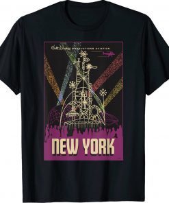 Walt’s Plane Travel Poster New York Tee Shirt