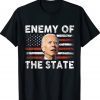 Enemy Of State Trump Quotes American Patriotic USA Flag Tee Shirt
