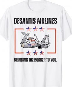 DeSantis Airlines Trump 2024 T-Shirt