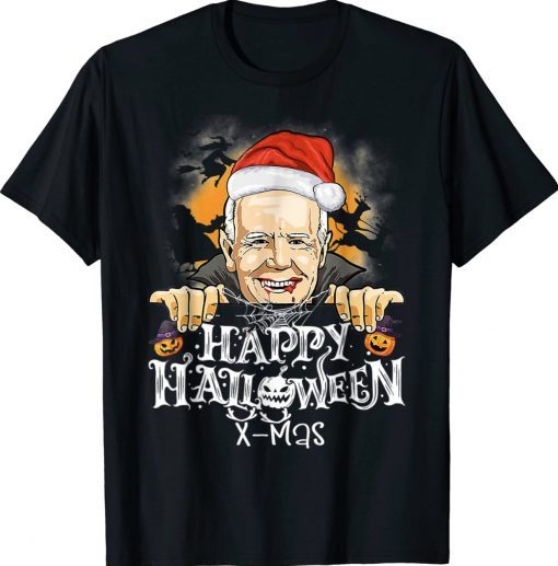 Biden Confused Happy Christmas Costume Halloween Gift T-Shirt