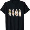Vintage Halloween Floral Ghost Pumpkin Funny T-Shirt