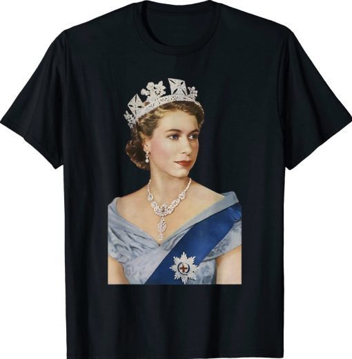 Queen Elizabeth's II British Crown Majesty Queen Elizabeth's Tee Shirt