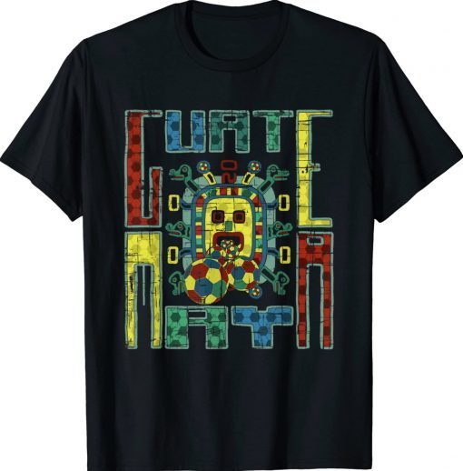 Guatemaya Mayan Art Guatemalan Soccer Guatemala Vintage TShirt