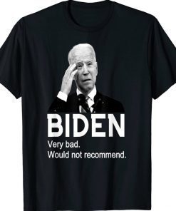 Anti President Joe Biden Idiot Funny Democratic Republican Tee Shirt