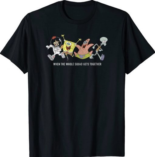 SpongeBob SquarePants Whole Squad Meme Tee Shirt