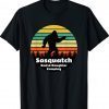 Sasquatch Dad & Daughter Camping Vintage T-Shirt