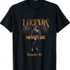 Legends Never Die Brazilian Jiu Jitsu Tee Shirt